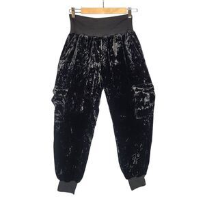 Cinq à Sept Black Velvet Joggers Sz Med